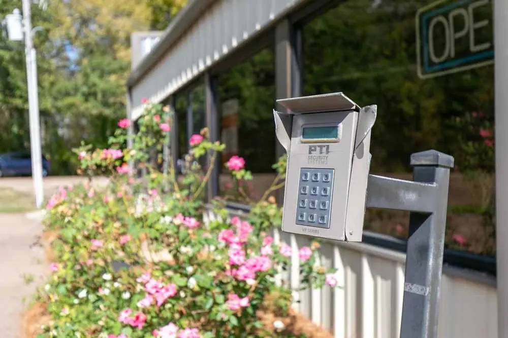 Storage Facility Code Gate Access